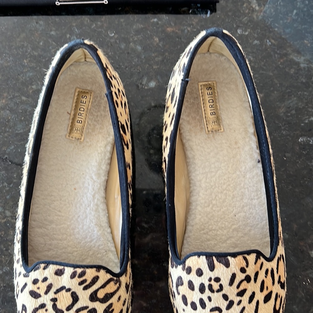 Birdies Wren Leopard 8.5 slipper Jillian Harris